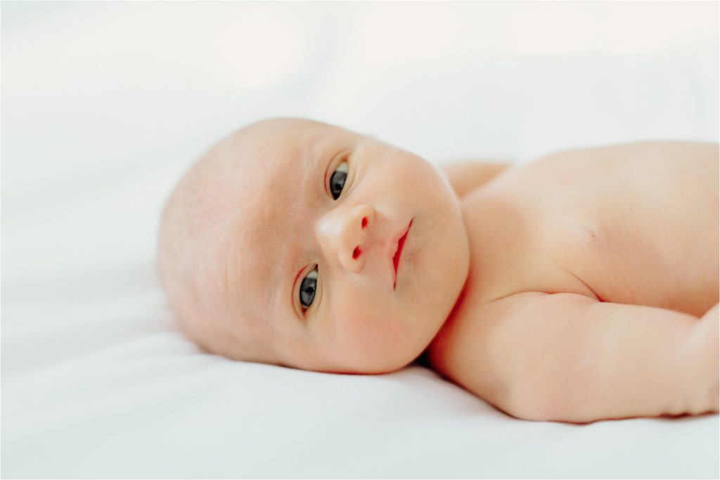 Light and airy newborn photography in Edina, Minnesota