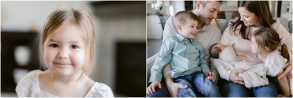 Light and airy Minneapolis newborn and family photographer